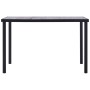 Esstisch aus schwarzem MDF und grauem Betonoptik 160x80x75 cm von , Küchen- und Esstische - Ref: Foro24-281859, Preis: 172,39...
