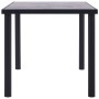 Esstisch aus schwarzem MDF und grauem Betonoptik 160x80x75 cm von , Küchen- und Esstische - Ref: Foro24-281859, Preis: 172,39...