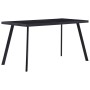 Esstisch aus schwarzem gehärtetem Glas 140x70x75 cm von , Küchen- und Esstische - Ref: Foro24-281873, Preis: 142,50 €, Rabatt: %