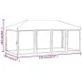 Folding party tent with white side walls 3x6 m by , Tents and gazebos - Ref: Foro24-93552, Price: 187,70 €, Discount: %