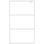 Shower screen made of clear silver tempered glass 115x195 cm by , Shower walls and screens - Ref: Foro24-152118, Price: 172,8...