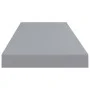 Schwebende Wandregale 2 Stück MDF grau 80x23,5x3,8 cm von vidaXL, Regale und Regale - Ref: Foro24-323857, Preis: 38,78 €, Rab...