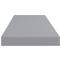 Schwebende Wandregale 2 Stück MDF grau 80x23,5x3,8 cm von vidaXL, Regale und Regale - Ref: Foro24-323857, Preis: 39,91 €, Rab...