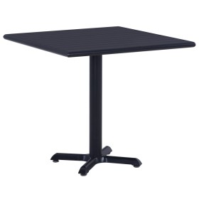 Black garden table 80x80x75 cm by , Garden tables - Ref: Foro24-49470, Price: 135,74 €, Discount: %