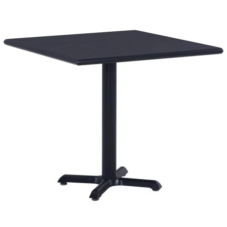 Black garden table 80x80x75 cm by , Garden tables - Ref: Foro24-49470, Price: 140,46 €, Discount: %