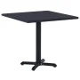 Black garden table 80x80x75 cm by , Garden tables - Ref: Foro24-49470, Price: 140,46 €, Discount: %