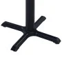 Black garden table 80x80x75 cm by , Garden tables - Ref: Foro24-49470, Price: 140,46 €, Discount: %