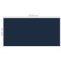 Cubierta solar de piscina de PE flotante negro y azul 1200x600cm de , Cubiertas para piscina - Ref: Foro24-92994, Precio: 230...