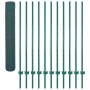 Maschendrahtzaun mit 25x2 m grünen Stahlpfosten. von , Zaunpaneele - Ref: Foro24-144617, Preis: 173,01 €, Rabatt: %