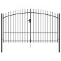 Doppeltor-Gitterzaun mit schwarzen Stahlpfosten 3x1,75 m, bitte stornieren. von , Gartentore - Ref: Foro24-145737, Preis: 225...