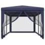 Partyzelt mit 6 Wänden aus blauem HDPE-Netzstoff, 3x6 m. von , Zelte und Pavillons - Ref: Foro24-319237, Preis: 122,89 €, Rab...