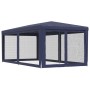 Party tent with 6 blue HDPE mesh walls 3x6 m by , Tents and gazebos - Ref: Foro24-319237, Price: 122,89 €, Discount: %