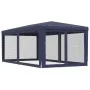 Party tent with 6 blue HDPE mesh walls 3x6 m by , Tents and gazebos - Ref: Foro24-319237, Price: 124,15 €, Discount: %