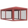 Partyzelt mit 6 Wänden aus rotem HDPE-Netzstoff, 3x6 m. von , Zelte und Pavillons - Ref: Foro24-319240, Preis: 136,13 €, Raba...