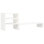Solid white pine wood monitor stand 81x20x30 cm by , Computer bases and risers - Ref: Foro24-813995, Price: 34,27 €, Discount: %