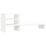 Solid white pine wood monitor stand 81x20x30 cm by , Computer bases and risers - Ref: Foro24-813995, Price: 33,67 €, Discount: %