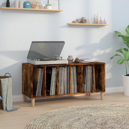 Furniture made of smoked oak plywood discs, measuring 100x38x48 cm. by , CD and DVD storage - Ref: Foro24-831978, Price: 104,...