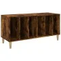 Mueble discos madera contrachapada roble ahumado 100x38x48 cm de , Almacenamiento para CD y DVD - Ref: Foro24-831978, Precio:...