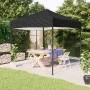Folding party tent black 2x2 m by , Tents and gazebos - Ref: Foro24-93497, Price: 95,06 €, Discount: %