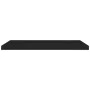 Floating wall shelves 4 pcs MDF black 90x23.5x3.8 cm by vidaXL, Shelves and shelves - Ref: Foro24-323840, Price: 70,14 €, Dis...