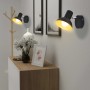 Lámparas de pared para 2 bombillas E27 negra dorada 2 unidades by , Wall sconces - Ref: Foro24-244408, Price: 23,99 €, Discou...