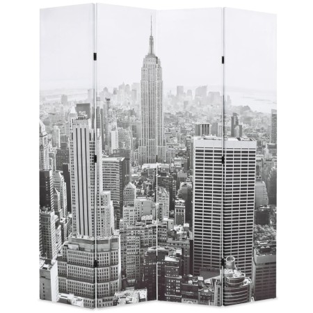 Biombo divisor plegable 160x170 cm Nueva York blanco y negro by , Room dividers - Ref: Foro24-245858, Price: 103,42 €, Discou...