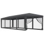 Carpa para fiestas 10 paredes malla HDPE gris antracita 3x12m by , Tents and gazebos - Ref: Foro24-319249, Price: 205,59 €, D...