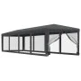 Partyzelt mit 10 Wänden aus anthrazitgrauem HDPE-Netzstoff, 3x12m. von , Zelte und Pavillons - Ref: Foro24-319249, Preis: 207...