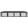 Carpa para fiestas 10 paredes malla HDPE gris antracita 3x12m by , Tents and gazebos - Ref: Foro24-319249, Price: 205,59 €, D...