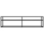 Mueble de TV vidrio templado color mármol negro 160x40x40,5 cm by , TV Furniture - Ref: Foro24-331721, Price: 92,75 €, Discou...