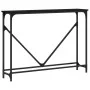 Schwarzer Konsolentisch aus Ingenieurholz, 102x22,5x75 cm. von , Seitentische - Ref: Foro24-834130, Preis: 43,40 €, Rabatt: %