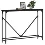 Schwarzer Konsolentisch aus Ingenieurholz, 102x22,5x75 cm. von , Seitentische - Ref: Foro24-834130, Preis: 43,40 €, Rabatt: %