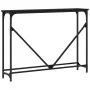Mesa consola madera de ingeniería negra 102x22,5x75 cm by , Side tables - Ref: Foro24-834130, Price: 43,40 €, Discount: %