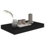 Black MDF floating wall shelf 40x23x3.8 cm by vidaXL, Shelves and shelves - Ref: Foro24-323826, Price: 21,80 €, Discount: %