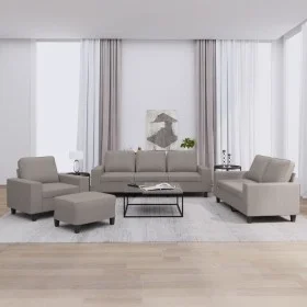 Viersitzer-Sofa-Set aus grauem Taupe-Stoff. von , Sofas - Ref: Foro24-3201881, Preis: 806,61 €, Rabatt: %