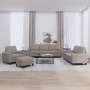 Juego de sofás 4 piezas tela gris taupe by , Sofas - Ref: Foro24-3201881, Price: 820,26 €, Discount: %