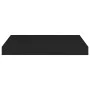 Black MDF floating wall shelf 40x23x3.8 cm by vidaXL, Shelves and shelves - Ref: Foro24-323826, Price: 21,80 €, Discount: %