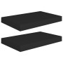 Schwebende Wandregale 2 Stück MDF schwarz 40x23x3,8 cm von vidaXL, Regale und Regale - Ref: Foro24-323827, Preis: 28,80 €, Ra...
