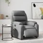 Sillón de masaje reclinable eléctrico cuero sintético gris by , Armchairs - Ref: Foro24-3205038, Price: 274,42 €, Discount: %