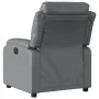 Sillón de masaje reclinable eléctrico cuero sintético gris by , Armchairs - Ref: Foro24-3205038, Price: 274,42 €, Discount: %