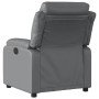 Sillón de masaje reclinable eléctrico cuero sintético gris by , Armchairs - Ref: Foro24-3205038, Price: 269,42 €, Discount: %