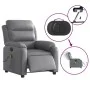 Sillón de masaje reclinable eléctrico cuero sintético gris by , Armchairs - Ref: Foro24-3205038, Price: 274,42 €, Discount: %