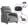 Sillón de masaje reclinable eléctrico cuero sintético gris by , Armchairs - Ref: Foro24-3205038, Price: 269,42 €, Discount: %