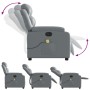 Sillón de masaje reclinable eléctrico cuero sintético gris by , Armchairs - Ref: Foro24-3205038, Price: 269,42 €, Discount: %