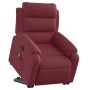 Sillón de masaje eléctrico reclinable elevable tela rojo tinto by , Armchairs - Ref: Foro24-3205019, Price: 363,63 €, Discoun...