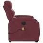 Sillón de masaje eléctrico reclinable elevable tela rojo tinto de , Sillones - Ref: Foro24-3205019, Precio: 390,62 €, Descuen...
