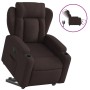 Sillón eléctrico reclinable elevable de tela marrón oscuro by , Armchairs - Ref: Foro24-3204511, Price: 339,63 €, Discount: %