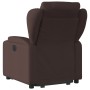Sillón eléctrico reclinable elevable de tela marrón oscuro by , Armchairs - Ref: Foro24-3204511, Price: 339,63 €, Discount: %