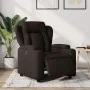 Sillón reclinable eléctrico tela marrón oscuro by , Armchairs - Ref: Foro24-3204463, Price: 275,70 €, Discount: %