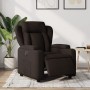 Sillón reclinable eléctrico tela marrón oscuro by , Armchairs - Ref: Foro24-3204463, Price: 273,79 €, Discount: %